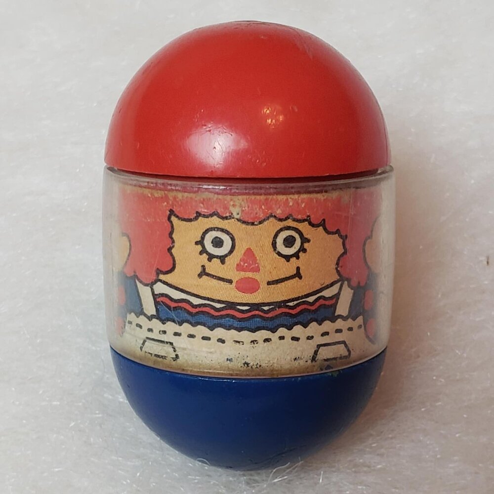 HTF Vintage 1970s Tumblin Weeble Wobble Raggedy Ann Nostalgic Children's Toy